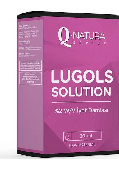 Q Natura Series Lugols Solution % 2 İyot Damla