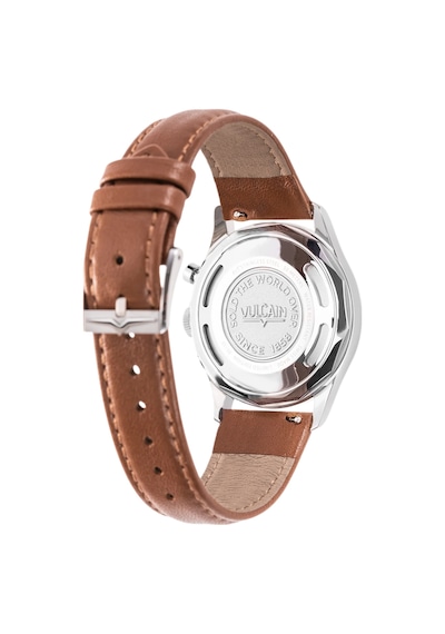 Vulcain Cricket Classique 39 Mm Eggshell Mekanik Alarm Erkek Kol Saati Metalik