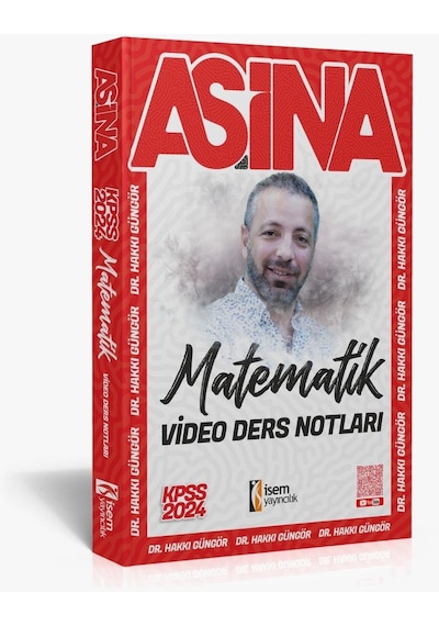 İsem Yayıncılık 2024 Aşina KPSS Matematik Video Ders Notu