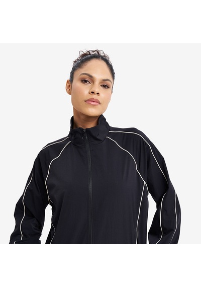 Lescon Siyah Kadın Fermuarlı Sweatshirt 26n-2128