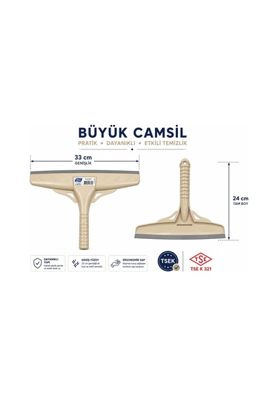 Lexroo Büyük Cam Sil 33 Cm