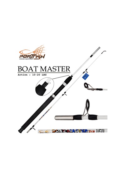 Portfish Boat Master Eco Tekne Kamışı 120 CM 10 -20 Lbs - Beyaz