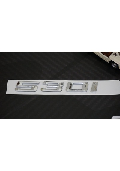 Bmw 530I Bagaj Krom Metal 3M 3D Yazı Logo (528277116)