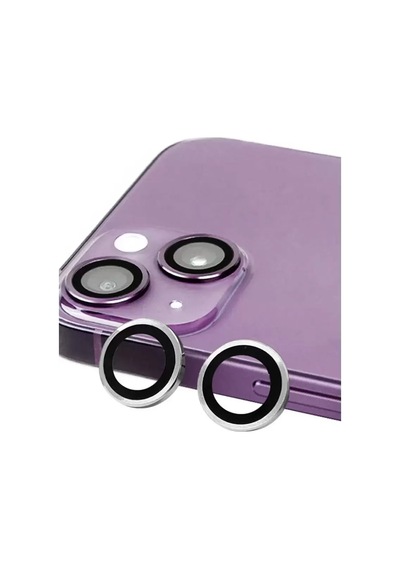 Newface Apple iPhone Uyumlu 13 Mini Raze Metal Kamera Lens - Gümüş