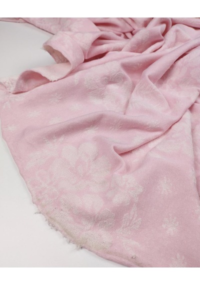 Pembe Renkte Çiçekli Havlu Kumaş En: 165cm-11493
