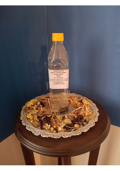 El Yapımı Doğal Fermente Filtre Edilmemiş Katkısız Bamya Tohumu Sirkesi 500 Ml