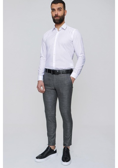 Efor P 1090 Slim Fit Siyah Spor Pantolon Siyah
