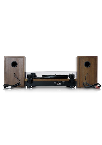 Lenco Ls-100 Wd Bluetoothlu Hoparlörlü Ahşap Pikap Plak Çalar