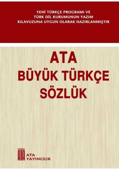 Ata Yayıncılık Büyük Türkçe Sözlük (Sert Kapak)