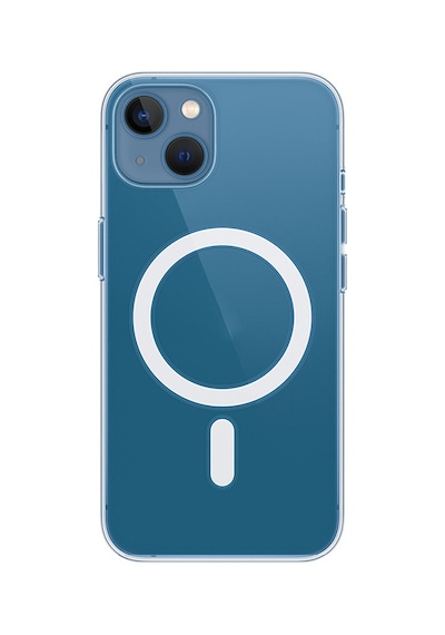 Zore İphone 15 Kamera Korumalı M-safe Şarj Özellikli Şeffaf Nvth London Silikon Kapak - Şeffaf