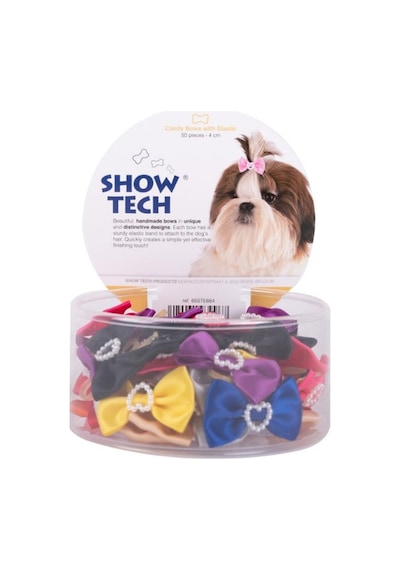 Show Tech Candy Lastikli Kedi Köpek Tokası 50 Adetli Paket