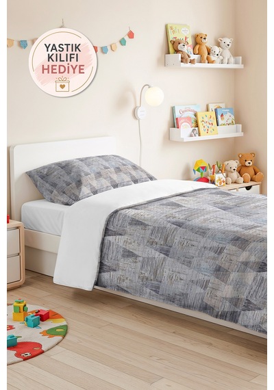 Gri Geometrik Genç Odası Tek Kişilik Pike Takımı - Mavi İskandinav 160x220 Cm Kapitone Yatak Örtüsü Kırçıllı Örtü Dinginliği Gri Geometrik Genç Odası Tek Kişilik Pike Takımı - Mavi İskandinav 160x220 Cm Kapitone Yatak Örtüsü Kırçıllı Örtü Dinginliği