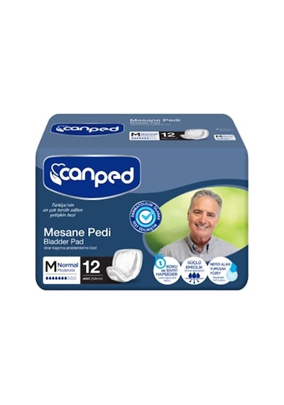 Canped Mesane Pedi Erkek 12 li