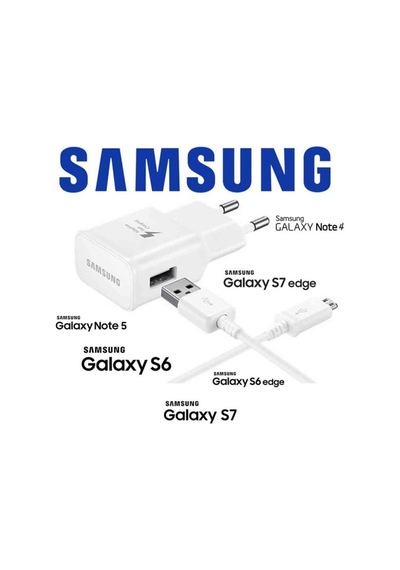 Senalstore Samsung Uyumlu S6 S7 Edge Note 4 Note 5 Hızlı Şarj Cihazı Şarj Aleti