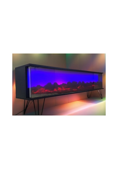 Tv Sehpası Full Şömineli Kumandalı Bluetooth Stereo Ses 6 Modlu Ünite 175 Cm Mdf Metal Ayak Siyah Ve Siyah Siyah Ve Siyah Tv Sehpası Full Şömineli Kumandalı Bluetooth Stereo Ses 6 Modlu Ünite 175 Cm Mdf Metal Ayak Siyah Ve Siyah Siyah Ve Siyah