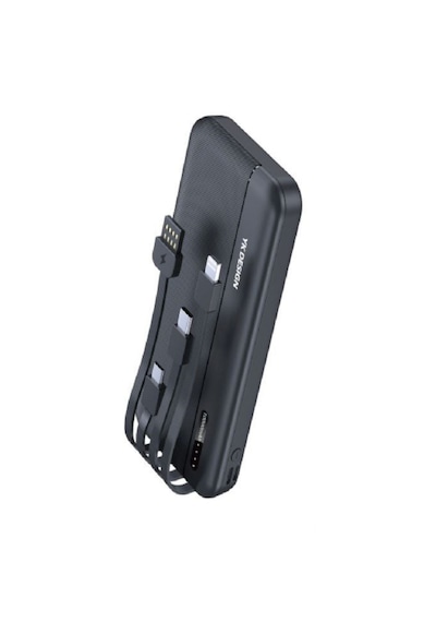 10000 Mah Micro Type-c Usb Lightning 4 Kablolu Hızlı Kablosuz Şarj Powerbank 4801 Diğer