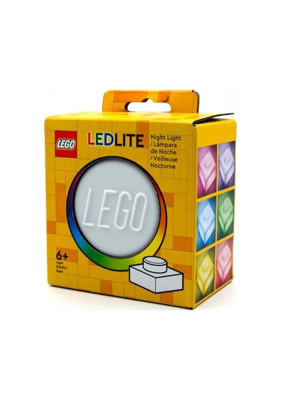 Lego İkonik 1x1 Plakalı Gece Lambası - Beyaz Lp50 , Gençler, Çocuklar Ve Yetişkinler İçin Yumuşak Silikon Renk Diğer