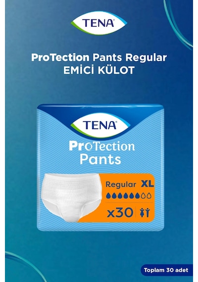 Tena Protection Pants Regular Emici Külot Yetişkin Bezi Xl 360adt Tek Ebat