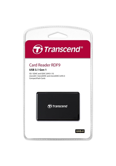Transcend Rdf9 Kart Okuyucu Siyah
