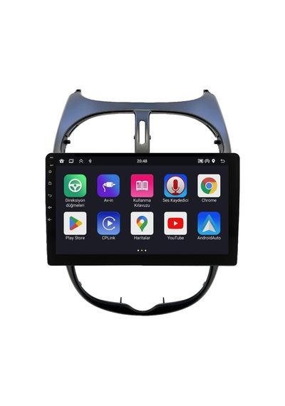 Peugeot 206 Android Multimedya Sistemi 2006-2011 Crv4427xp