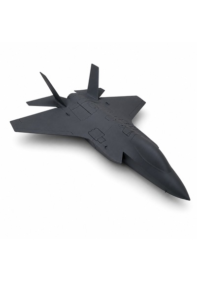 30 Cm Gri Modern Jet Uçağı Dekoratif Masaüstü Biblo Teknolojik Tasarımlı Uçak Maketi Ofis Ve Oyun Odası Dekoru
