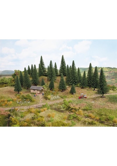 Noch 26820 Köknar Ağaçları, 25 Adet, 5-14 Cm. Diorama Malzemesi-54662