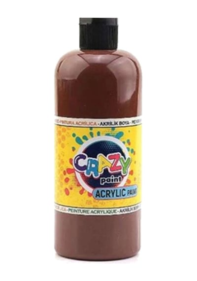 Crazy Akrilik Paint Kahverengi 550 Gr Çok Renkli