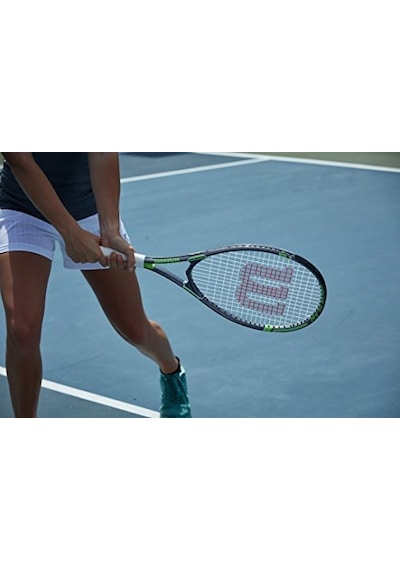 Wilson Tour Slam Adult Strung Tennis Racket, 4 3/8" - Red/black