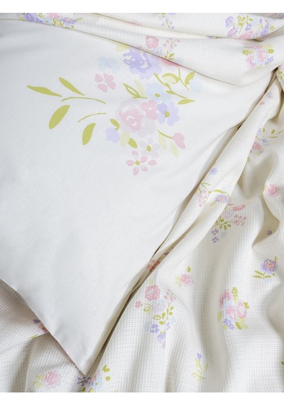 Cotton Box Estiva Çift Kişilik Pike Takımı Petal Pembe Pembe