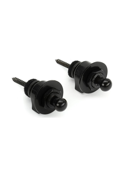 Fender Security Strap Locks Black 2 Askı Kilidi Locks - Buttons