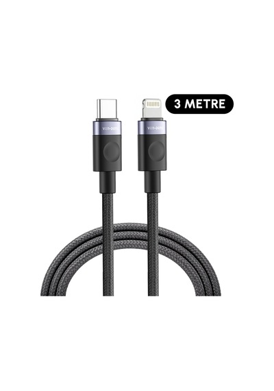 Ven-dens Vd-dcm04 Premium Lightning Hızlı Şarj Kablosu 27w - 3 Metre