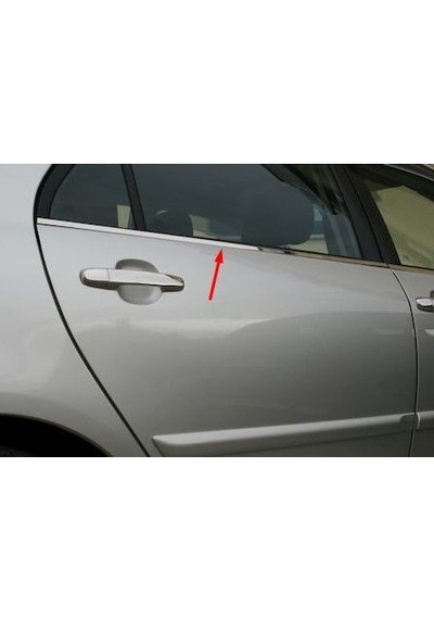 Toyota Corolla Uyumlu Sedan Cam Çıtası 2002-2006 4 Parça Paslanmaz Çelik