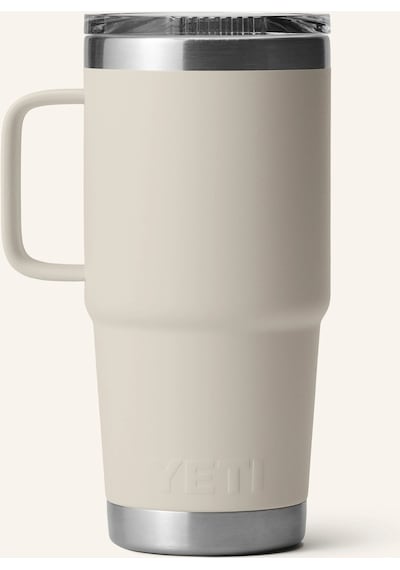 Yeti Rambler Termo Kupa, 591 Ml, Paslanmaz Çelik, Kapaklı Krem