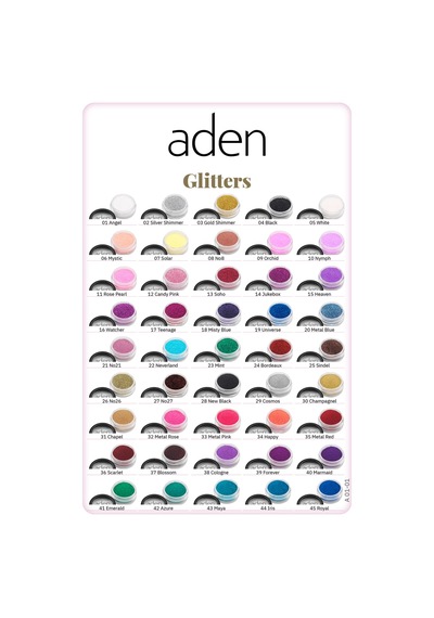Aden Glitter Powder - Işıltılı Toz Heaven Lila 0