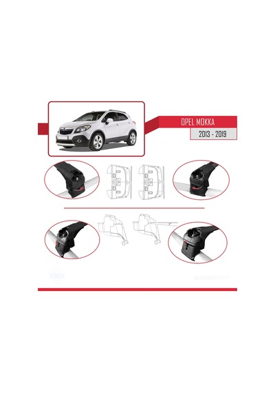 Vauxhall Mokka A J13 2012-2016 Arası İle Uyumlu Ace-2 Ara Atkı