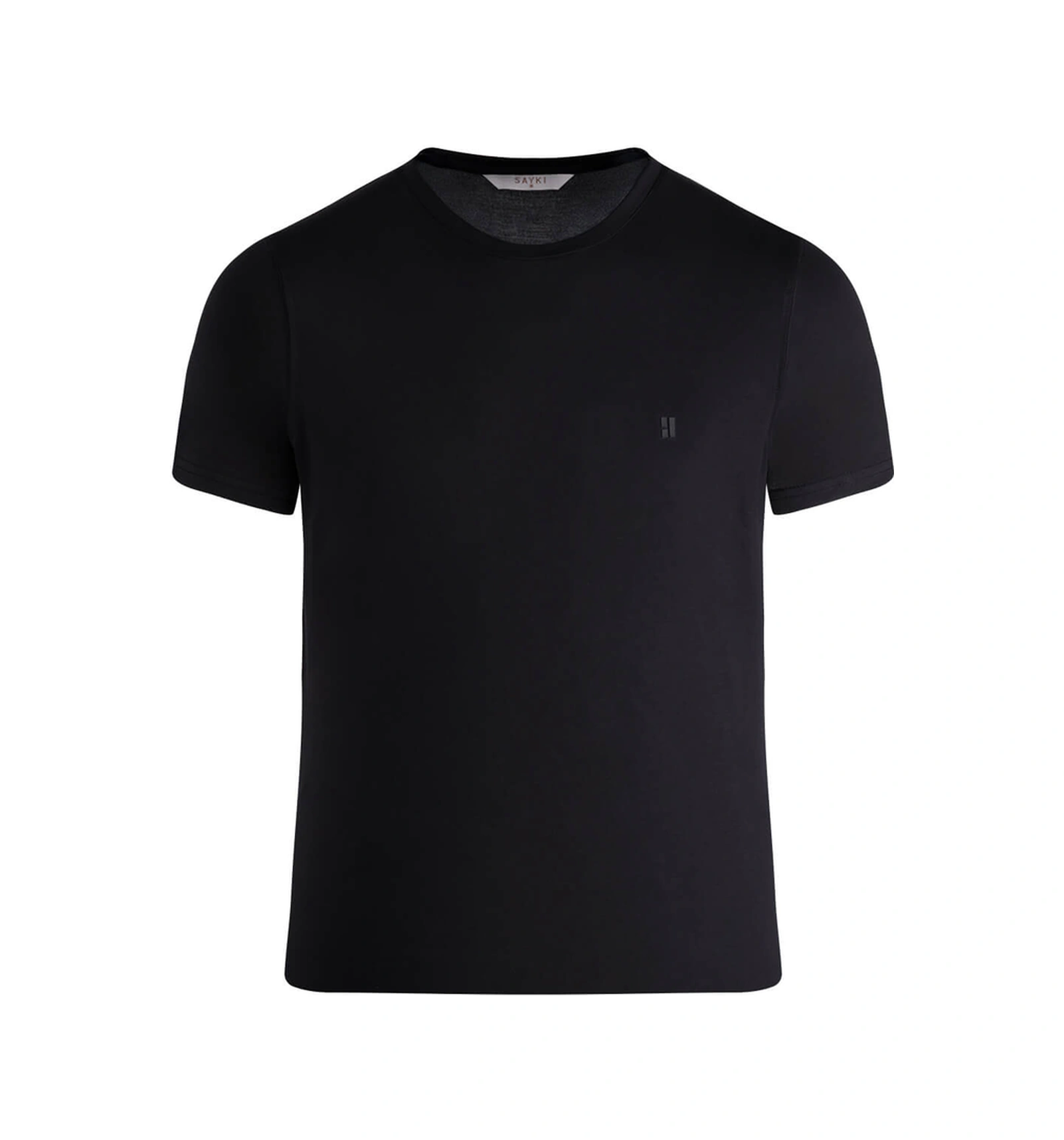 Hatemoğlu Siyah Regular Fit Bisiklet Yaka Tişört 347711