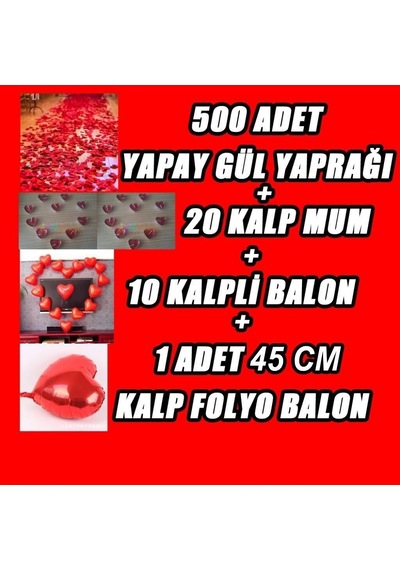 Aşk Hediyesi Romantik Paketi Gül Yaprağı Sevgiliye Kocama Karıma