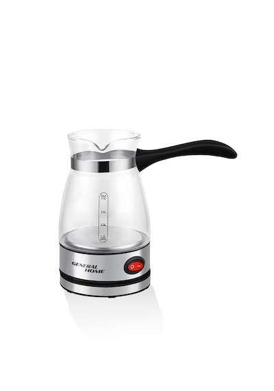 General Home Cz-47 Elektrikli Cam Cezve Siyah 0.5 L Türk Kahvesi, 700w, Gösterge Işıklı