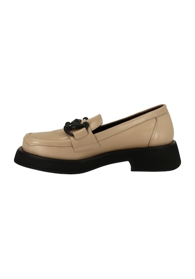 Albini 2610953 Hakiki Deri Kadın Loafer Ayakkabı Bej