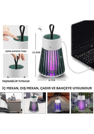 Mini Taşınabilir Sinek Öldürücü Uv Lamba Renkli