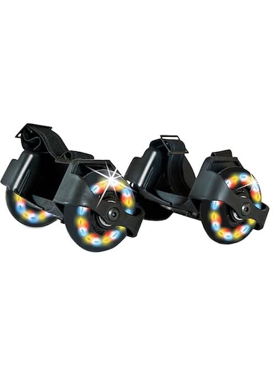 Busso-yx-sg-04-60 Kg Taşıma Kapasiteli 2 Tekerlekli Işıklı Topuk Pateni Siyah