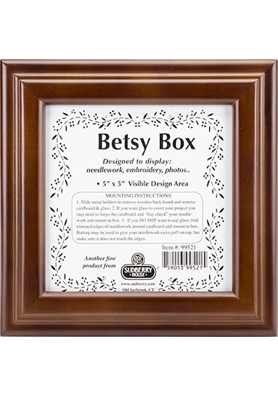 Mahogany Betsy Square Box 8"x8"x2.75"- Area 5"x5" -99521