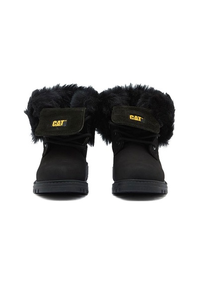 Caterpillar Utah Fur Wp Çocuk Bot Siyah