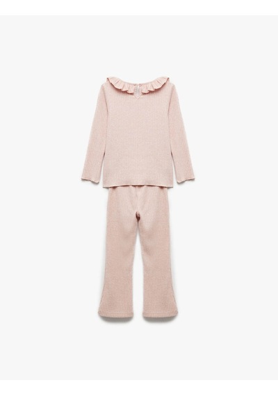 Koton Pembe Kız Bebek Alt-üst Takım 6wmg10043ak Pembe
