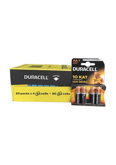 Duracell Duralock LR6/MN1500 AA Kalem Pil 4 x 20'li