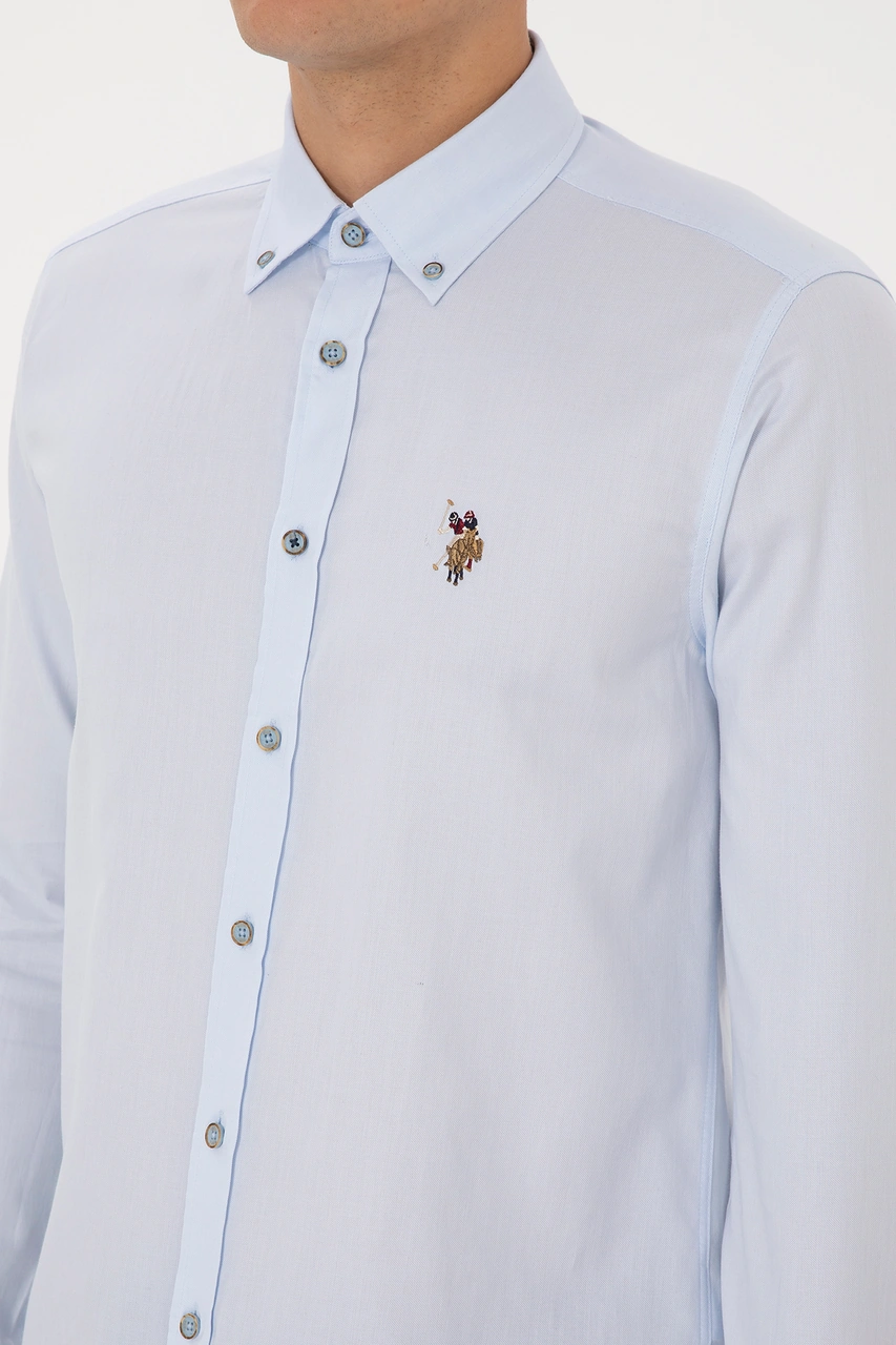 U.s. Polo Assn. Erkek Açık Mavi Gömlek Basic 50307659-vr003 Acık Mavı U.s. Polo Assn. Erkek Açık Mavi Gömlek Basic 50307659-vr003 Acık Mavı
