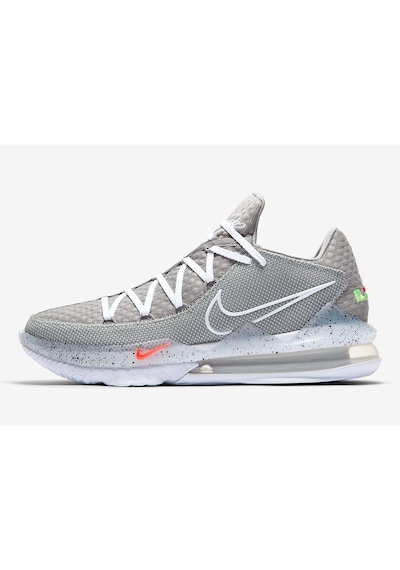 Nike Lebon 17 Low Basketbol Ayakkabısı Gri