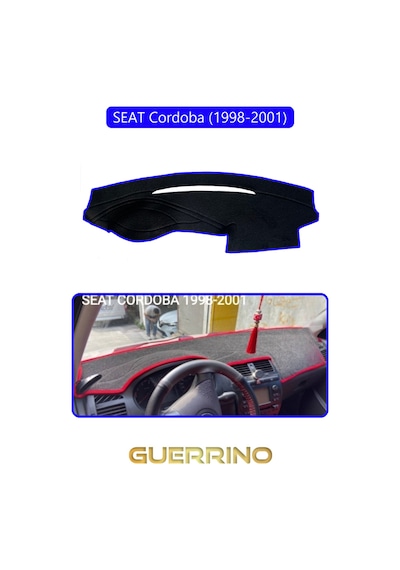 Seat Cordoba 1998-2001 Torpido Koruma Halısı Mavi Kenar