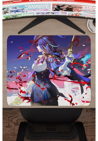 Clorinde Genshin Impact Anime Gacha V4 - 48x40 Xl Gaming Mouse Pad Fare Altlığı