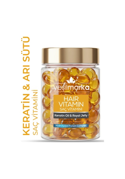 Yeşilmarka Keratin Oil & Royal Jelly Saç Vitamini 30 Kapsül